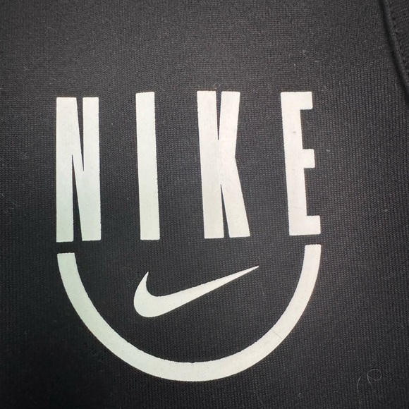 Nike Black and Gray Two-Tone Dri-Fit Short Sleeve Hoodie - Picture 4 of 6